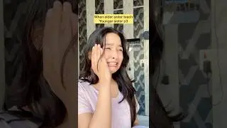 When elder sister teach younger sister 😂