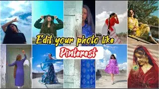 Pinterest like photo editing || photo editing || anutechnology