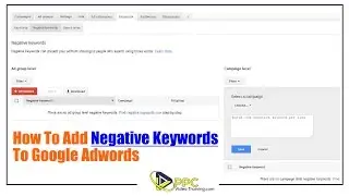Negative Keywords - How to Use Negative Keywords in Google Adwords