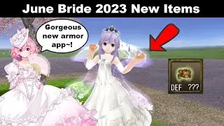 June Bride 2023 New Items! MOST GORGEOUS Armor App & Superb Stats!? | Toram Online