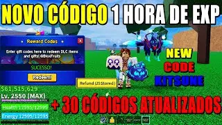 NOVO CÓDIGO 1 HORA DE EXP + 30 CÓDIGOS DE EXP BELI E RESET DO BLOX FRUITS - blox fruit codes