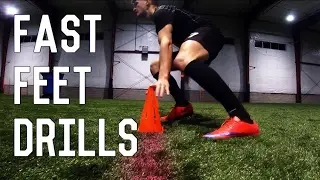 Fast Feet, Agility and Dribbling Drills For Footballers/Soccer Players
