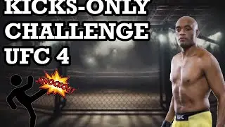 I TRIED TO WIN A FIGHT USING ONLY KICKS IN UFC4