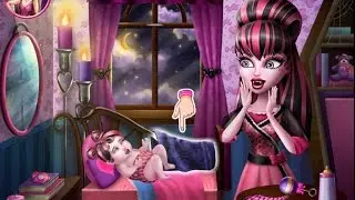 NEW мультики для детей—ухаживаем за малышкой дракулауры—игры для девочек