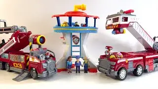 Paw Patrol Marshall Fire Truck Review | Paw Patroller | Chase Police Truck | Rubble | Marshall ASMR