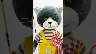 МК Котики Барсик и Муся #handmade #игрушкисвоимируками