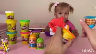 Настя лайк и папа играют в магазин мороженого. Видео для детей