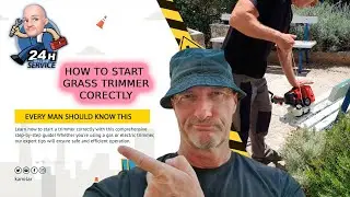 How to start grass trimmer corectly #shorts