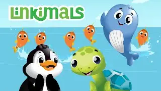 Whale & the School of Fish | Linkimals | Toddler Songs | Kids Cartoon Show | Children Learning