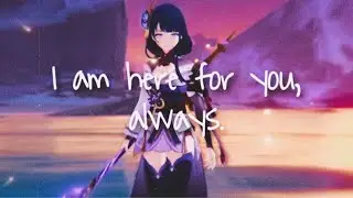 The Shogun (Ei) comforts you when you are sad (Genshin ASMR)