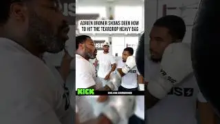 Adrien Broner Shows Deen How To Hit The Heavy Bag