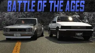 70s vs 80s Touge Battle! | Assetto Corsa