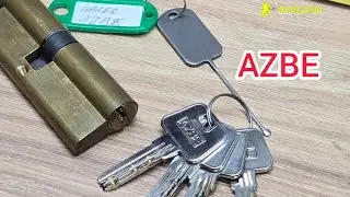 Как открыть замок с повортником Azbe HS7  отмычка скороход