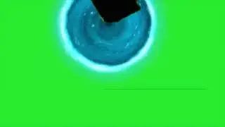vampire in & out portal green screen