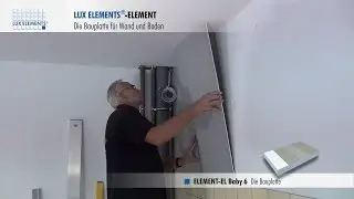 LUX ELEMENTS Montage: Bauplatte ELEMENT als Wandausgleich über alten Fliesen