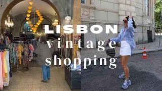 VINTAGE SHOPPING LISBON | Come shopping with me + see what I buy