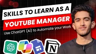 How to Become a YouTube Channel Manager Using ChatGPT in 2023 | YouTube मैनेजर कैसे बने | #1 Guide
