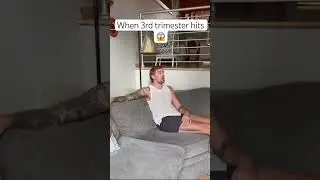 When 3rd trimester hits🤣 #funnyshorts