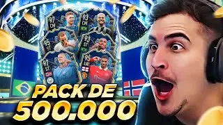 ABRI O PACK DE 500.000 E TIREI VÁRIOS TOTS DA PREMIER LEAGUE NO PACK OPENING!!