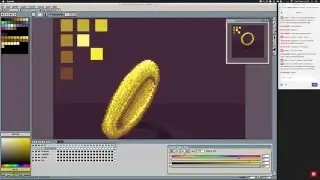 Pixel Challenge 366 - Day 41- Gold Ring - Animation