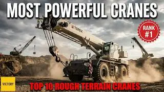 Unveiling the Giants  Top 10 Powerful Rough Terrain Cranes