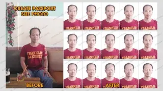 how to make passport size photo in adobe photoshop CS6 - Creative Design