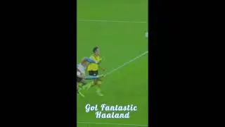 Haaland Gol Fantastic #shorts #footballshorts #shorts