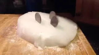 Quarters in dry ice