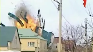 Подрыв дома главаря боевиков