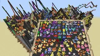 Pokémon - 18.5hour Time-Lapse - Pixel Art with Minecraft Map