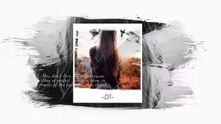 ink photo slideshow template video