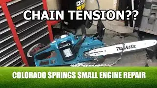 Makita Electric Chainsaw Chain Installation Small Engine Repair