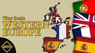 How To Build Tiny Scale Western Europe In Minecraft! [Part 1]