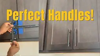 Perfect Cabinet Handle Installation 🔨 | Easy DIY with Kreg Jig Hardware Jig