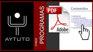 Crear vinculos en un PDF con ADOBE ACROBAT