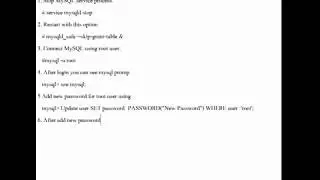 Reset Mysql root password on CentOS !!
