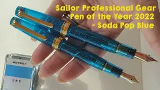 Sailor Professional Gear Fountain Pen - Pen of the Year 2022 - Soda Pop Blue