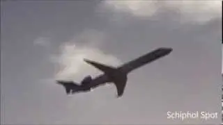 Estonian Air CRJ 900 Takeoff Amsterdam Airport Schiphol (Schiphol Spot)