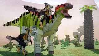 MOUNTAINS! — Minecraft Dinosaur Addon 