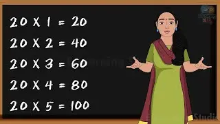 Table of 20 | Learn Multiplication | Table | Kids Education | E-Learning