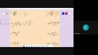 Simplifying Rational Expressions