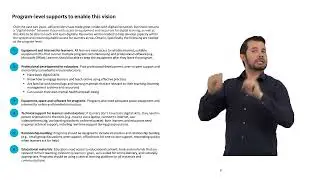6  Program level supports to enable this vision