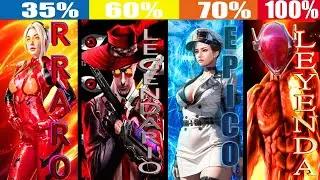 BLOODSTRIKE NIVEL DE PODER DE LOS PERSONAJES