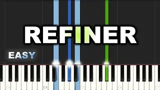 Maverick City Music - Refiner | EASY PIANO TUTORIAL BY Extreme Midi