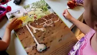 Природа: над землей и под землей, книга с клапанами