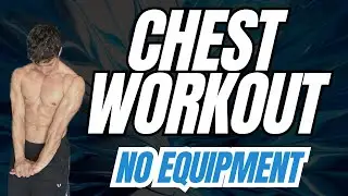 👇🏻 CHEST WORKOUT with NO EQUIPMENT to get RIPPED