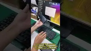 The video guides how to register IMEI number for a PDA barcode scanner