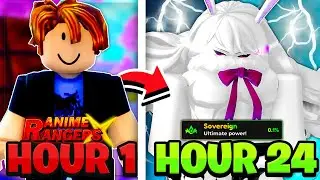 I Spent 24+ Hours Getting 0.1% CARROT/Bunny On Anime Rangers X