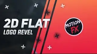 *Free* 2D Flat Logo Reveal (Ae Template) Motion Fx