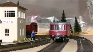 Ein kleines Fahrvideo mit HO Lokomotiven